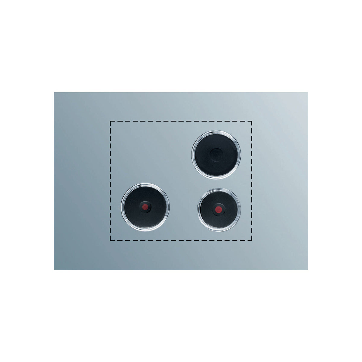 Electrolux PS+B302, Piano di cottura in acciaio: 3