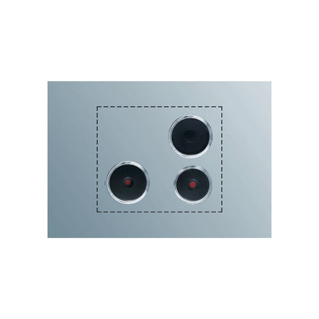 Electrolux PS+B302, Piano di cottura in acciaio: 3