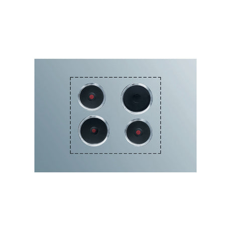 Electrolux PS+B412, Piano di cottura in acciaio: 4