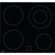 Electrolux GK56PO, Piani di cottura in vetroceramica, Nero, Variante di incasso: Senza telaio, Numero zone di cottura: 4