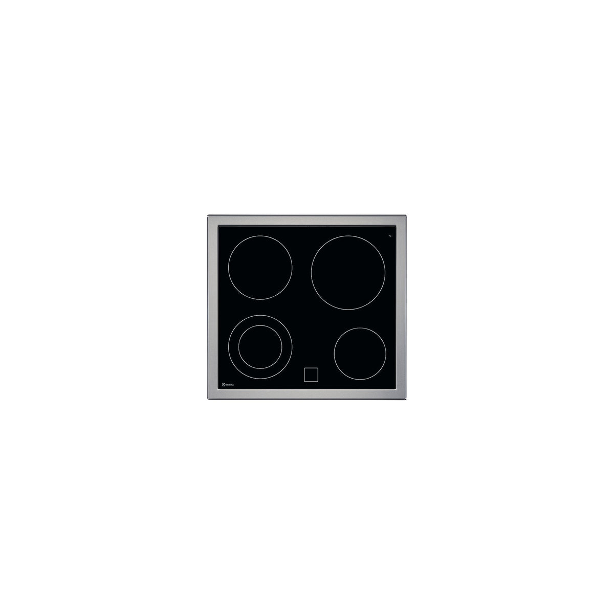 Electrolux GK56PPLCN, Piani di cottura in vetroceramica, Cromo, Variante di incasso: Telaio largo, Numero zone di cottur