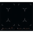 Electrolux GK58TSILO, Piano di cottura a induzione, Nero, Variante di incasso: Senza telaio, Numero zone di cottura: 4, 