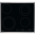 Electrolux GK58TSCN, Piani di cottura in vetroceramica, Cromo, Variante di incasso: Telaio, Numero zone di cottura: 4, T