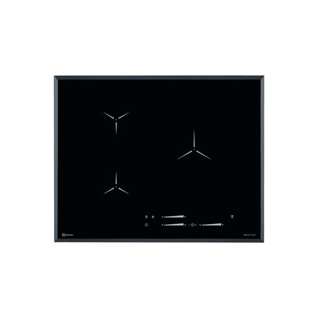 Electrolux GK653TSIF, Piano di cottura a induzione, Cromo, Variante di incasso: Design con sfaccettatura, Numero zone di