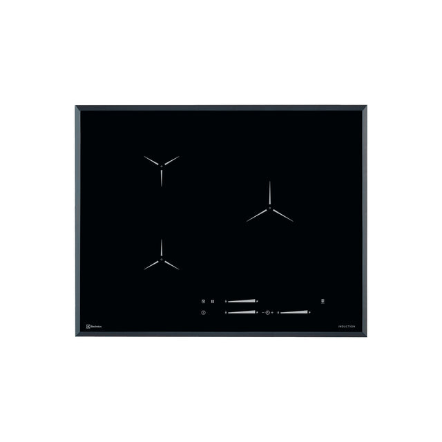 Electrolux GK653TSIF, Piano di cottura a induzione, Cromo, Variante di incasso: Design con sfaccettatura, Numero zone di