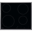 Electrolux GK58TCCN, Piani di cottura in vetroceramica, Cromo, Variante di incasso: Telaio, Numero zone di cottura: 4, T