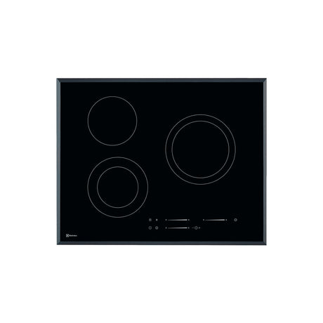 Electrolux GK65TSF, Piani di cottura in vetroceramica, Cromo, Variante di incasso: Design con sfaccettatura, Numero zone