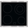 Electrolux GK56PPLRCN, Piani di cottura in vetroceramica, Cromo, Variante di incasso: Telaio largo, Numero zone di cottu