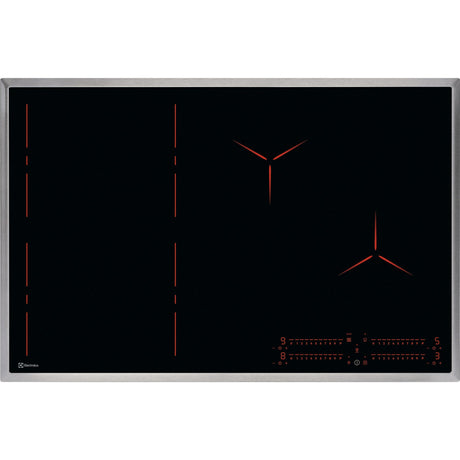 Electrolux GK78TSIPCN, Piano di cottura a induzione, Nero, Variante di incasso: telaio cromo, Numero zone di cottura: 4,