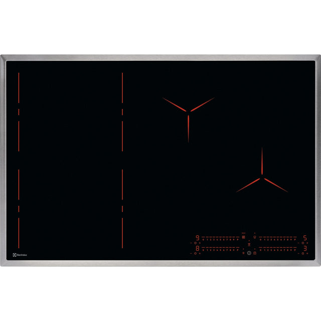 Electrolux GK78TSIPCN, Piano di cottura a induzione, Nero, Variante di incasso: telaio cromo, Numero zone di cottura: 4,