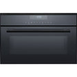 Electrolux EB3GL9SP, Microonde Solo da incasso Compact 38, Nero effetto specchio = vetro, Modalità di funzionamento: Tou