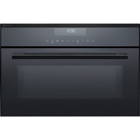 Electrolux EB3GL9SP, Microonde Solo da incasso Compact 38, Nero effetto specchio = vetro, Modalità di funzionamento: Tou