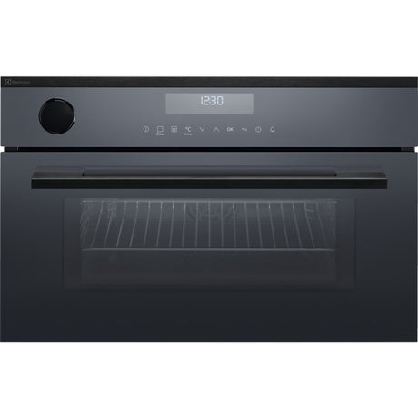 Electrolux EB3GL70KSP, Forno da incasso Profi Steam Compact 45, Nero, Classe energetica: A, Modalità di funzionamento: T