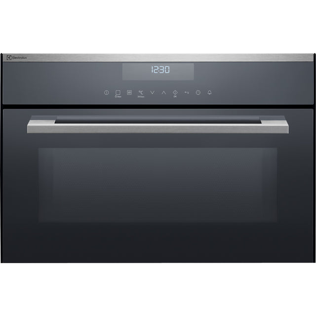Electrolux EB3GL9KCN, Microonde Combi da incasso Compact 38, Cromo Rivestimento antimpronta, Modalità di funzionamento: 
