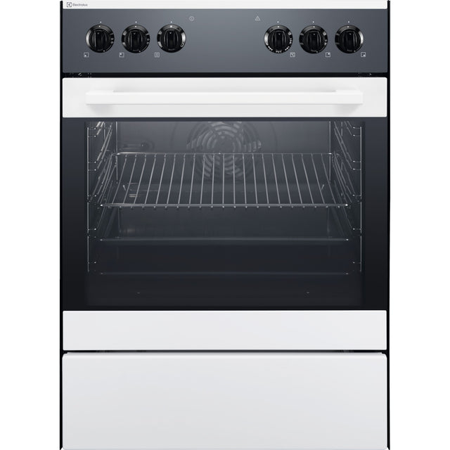 Electrolux GHGL446WE, Cucina a gas da incasso, Bianco, Classe energetica: A+, Modalità di funzionamento: Selettori coman