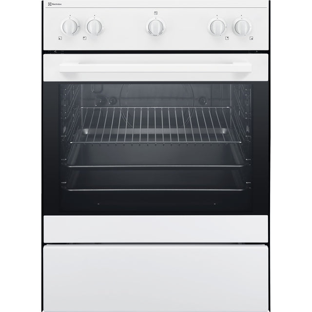 Electrolux GHL246WE, Cucina a gas da incasso, Bianco, Classe energetica: A+, Modalità di funzionamento: Selettori comand