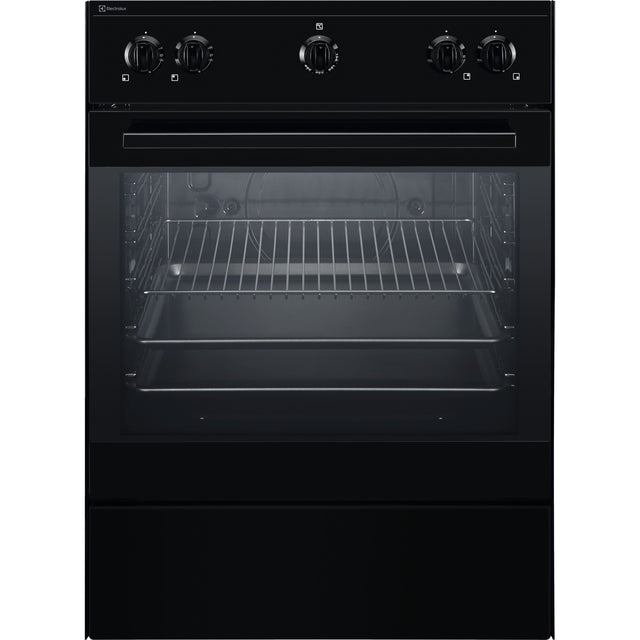 Electrolux GHL246SW, Cucina a gas da incasso, Nero, Classe energetica: A+, Modalità di funzionamento: Selettori comandi 
