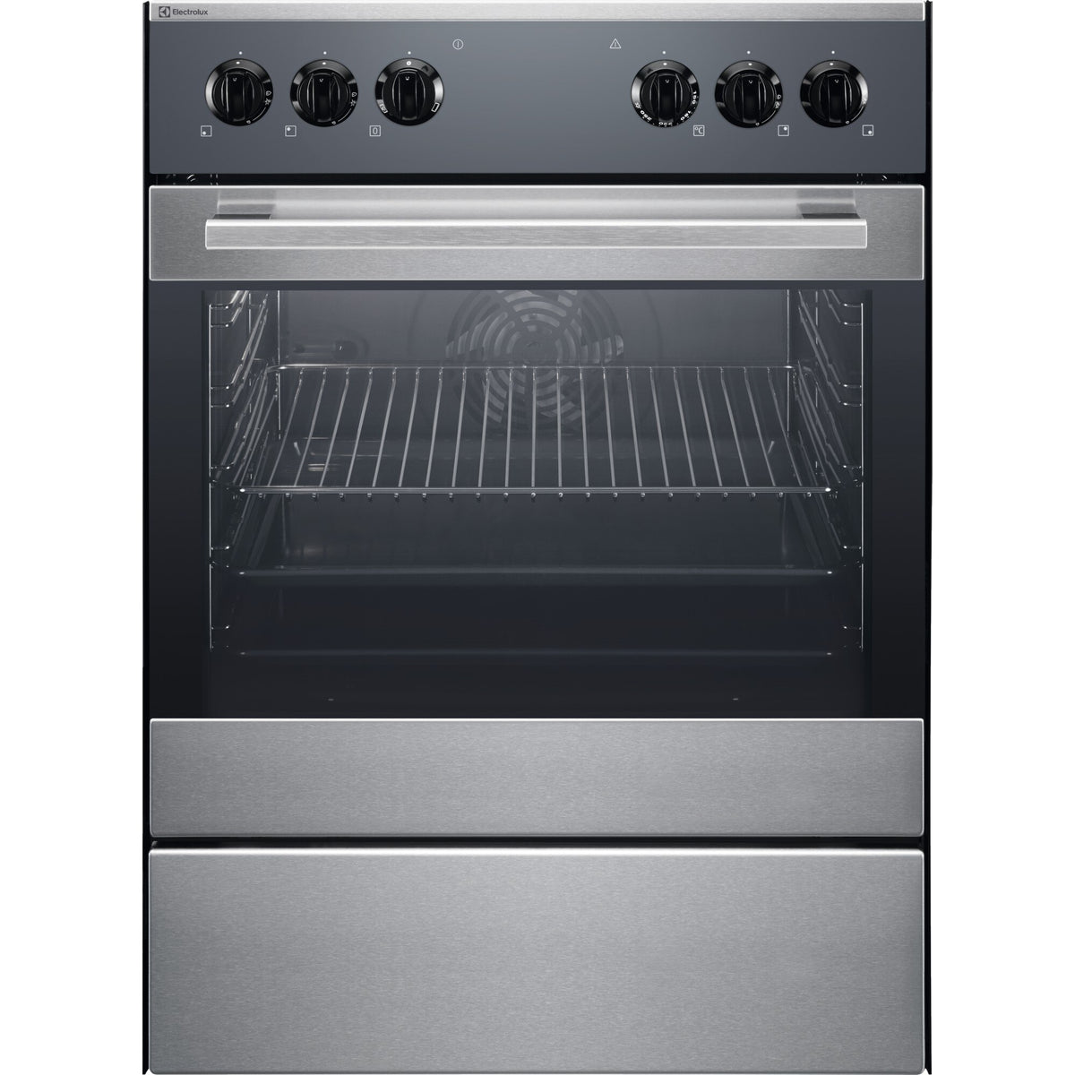 Electrolux GHGL446CN, Cucina a gas da incasso, Cromo Rivestimento antimpronta, Classe energetica: A+, Modalità di funzio