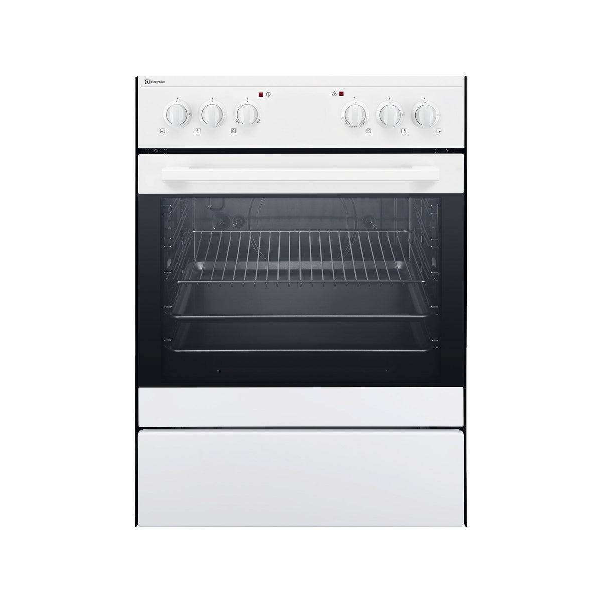 Electrolux GHL346WE, Cucina a gas da incasso, Bianco, Classe energetica: A+, Modalità di funzionamento: Selettori comand