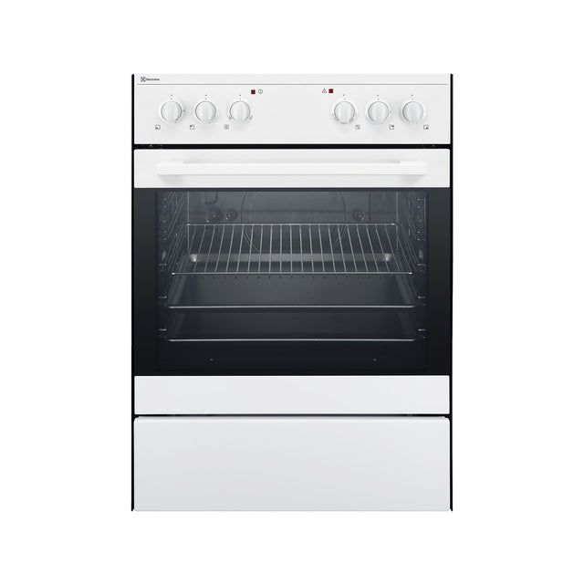 Electrolux GHL346WE, Cucina a gas da incasso, Bianco, Classe energetica: A+, Modalità di funzionamento: Selettori comand