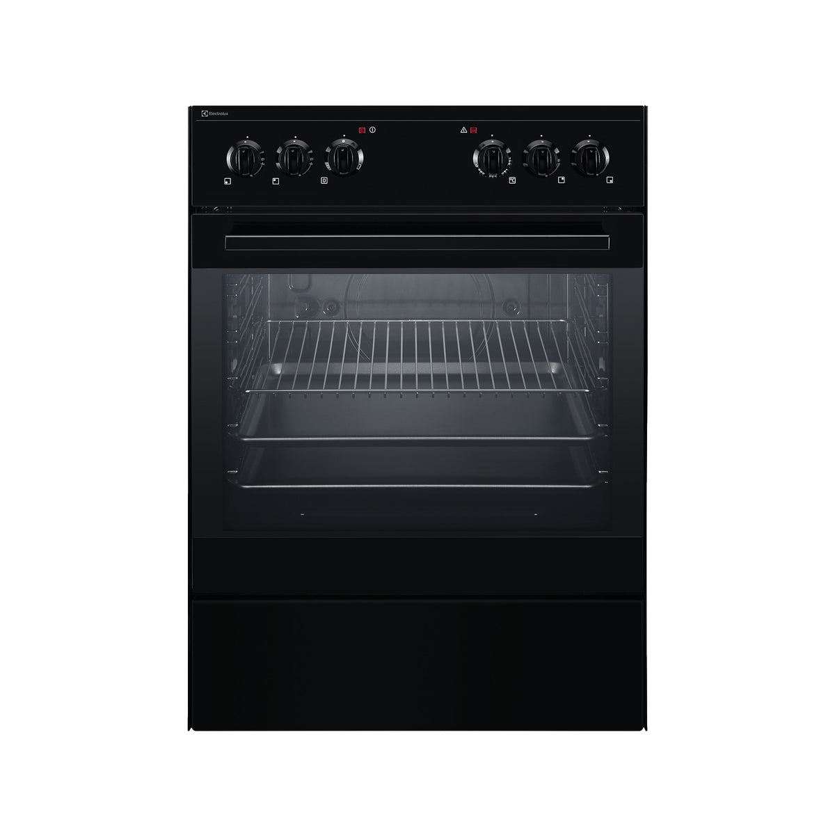 Electrolux GHL346SW, Cucina a gas da incasso, Nero, Classe energetica: A+, Modalità di funzionamento: Selettori comandi 