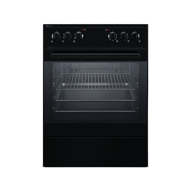 Electrolux GHL346SW, Cucina a gas da incasso, Nero, Classe energetica: A+, Modalità di funzionamento: Selettori comandi 