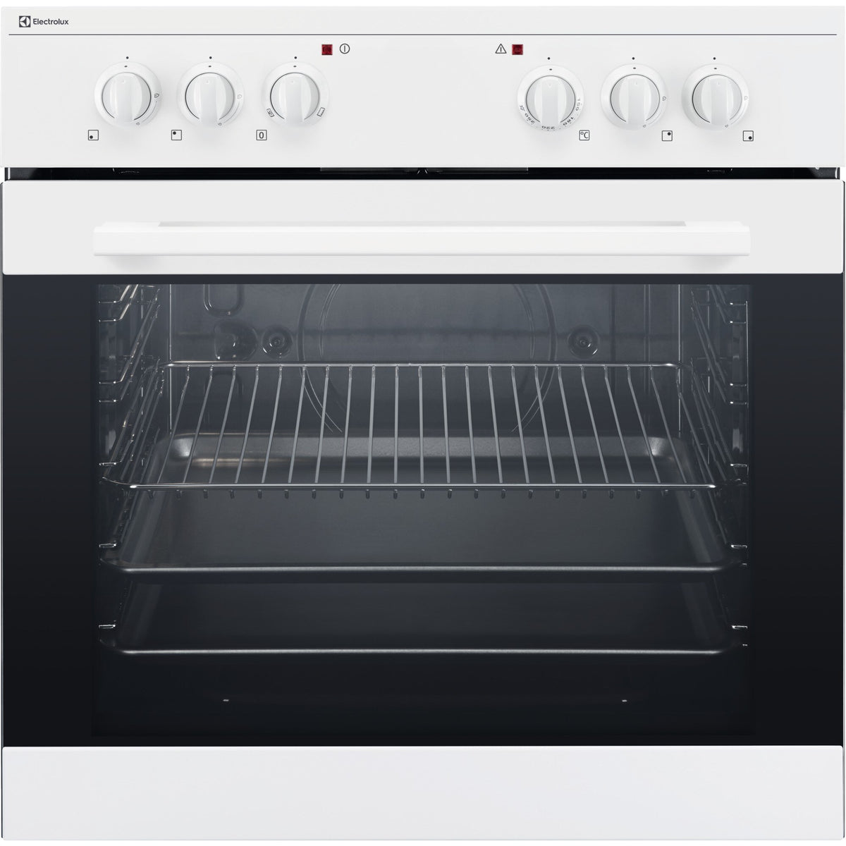 Electrolux GHL3046WE, Cucina a gas da incasso, Bianco, Classe energetica: A+, Modalità di funzionamento: Selettori coman