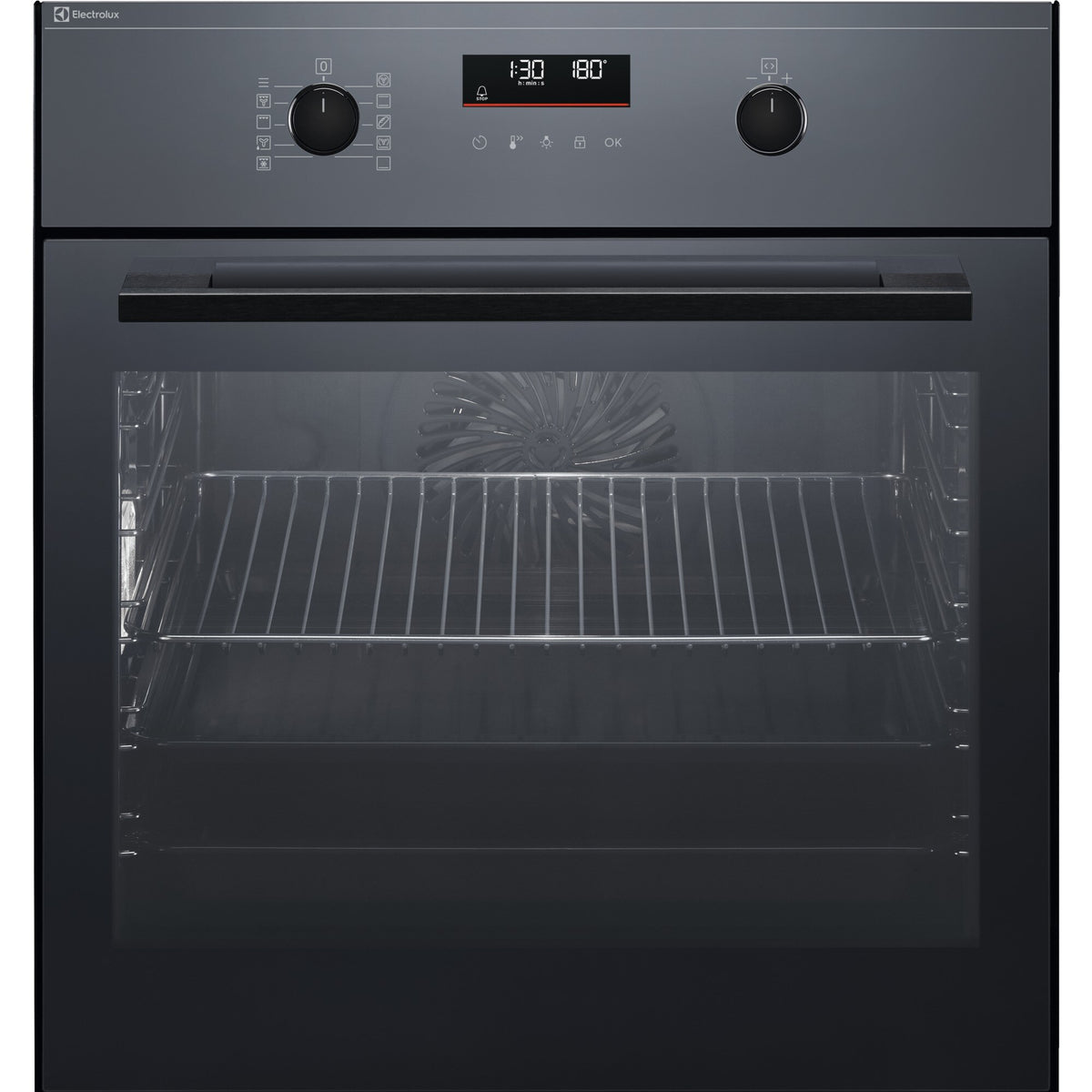 Electrolux EB6L5DSP, Forni da incasso, Nero effetto specchio = vetro, Classe energetica: A+, Modalità di funzionamento: 