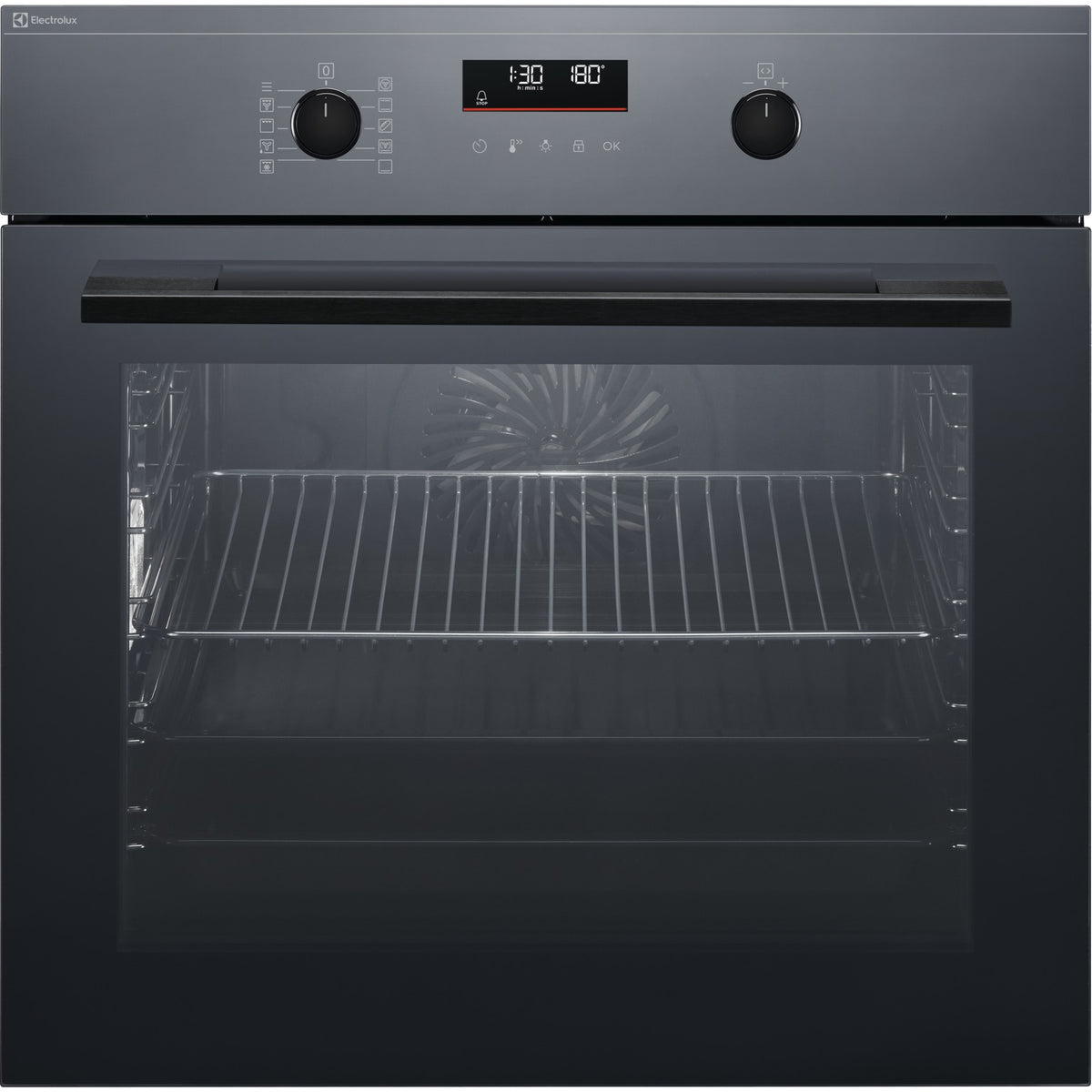 Electrolux EB6L50DSP, Forni da incasso, Nero effetto specchio = vetro, Classe energetica: A+, Modalità di funzionamento: