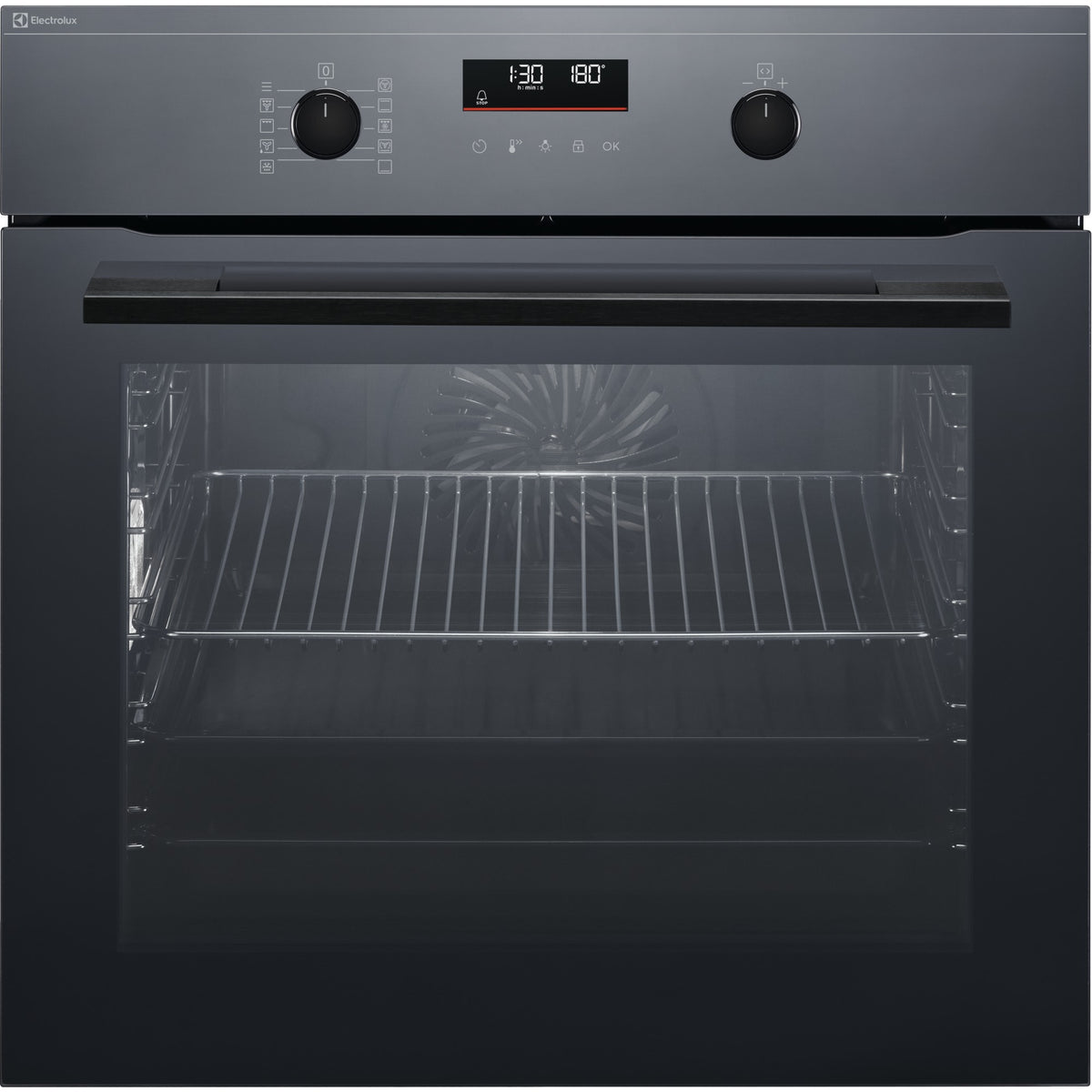 Electrolux EB6L80SP, Forni da incasso, Nero effetto specchio = vetroa, Classe energetica: A+, Modalità di funzionamento: