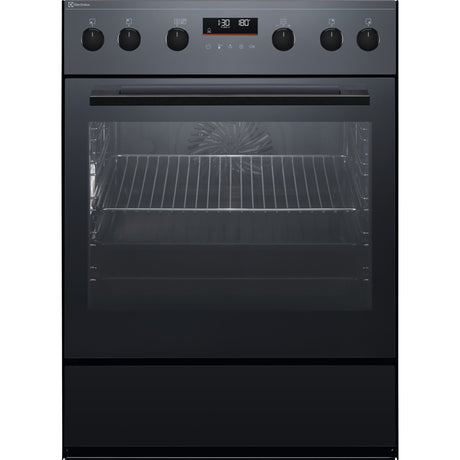 Electrolux EH7L5DSP, Cucina da incasso, Nero effetto specchio = vetro, Classe energetica: A+, Modalità di funzionamento: