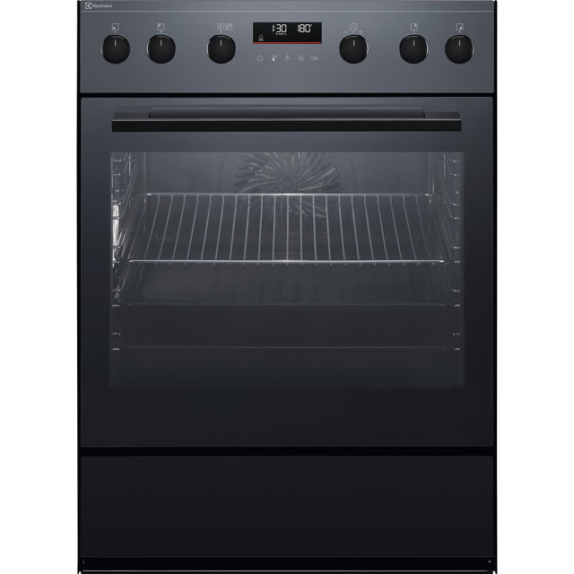 Electrolux EH7L5DSP, Cucina da incasso, Nero effetto specchio = vetro, Classe energetica: A+, Modalità di funzionamento: