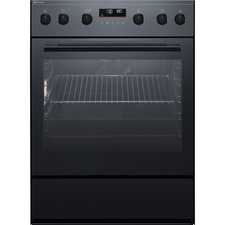 Electrolux EH7L5XDSP, Cucina da incasso, Nero effetto specchio = vetro, Classe energetica: A+, Modalità di funzionamento