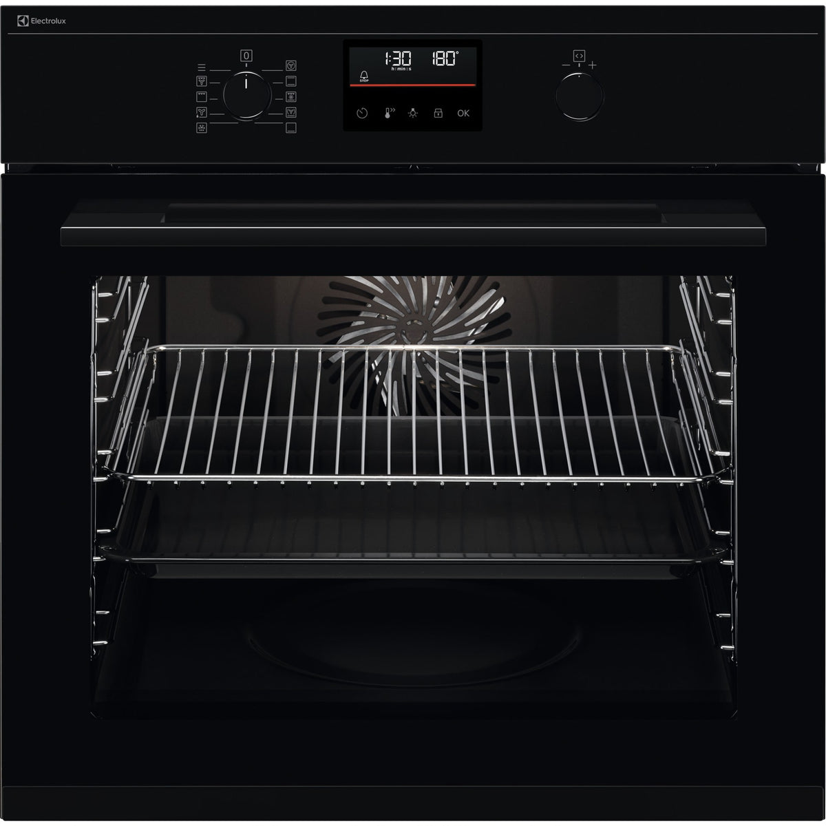 Electrolux EB6L40XSW, Forni da incasso, Nero, Classe energetica: A+, Modalità di funzionamento: Selettori comandi a scom