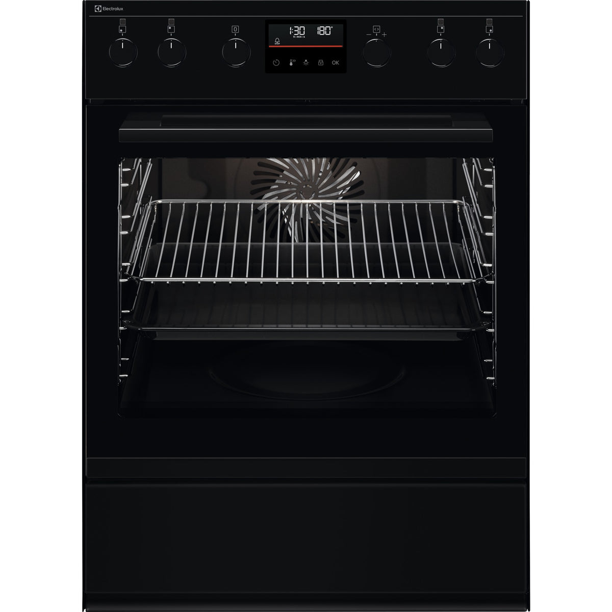 Electrolux EH7L4XSW, Cucina da incasso, Nero, Classe energetica: A+, Modalità di funzionamento: Selettori comandi a scom