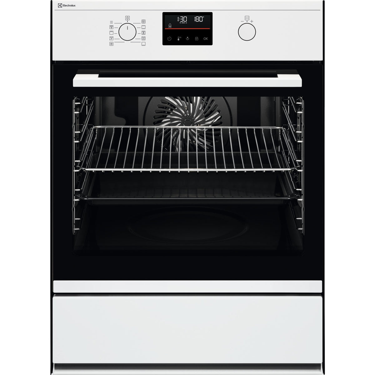 Electrolux EB7L4WE, Forni da incasso, Bianco, Classe energetica: A+, Modalità di funzionamento: Selettori comandi a scom