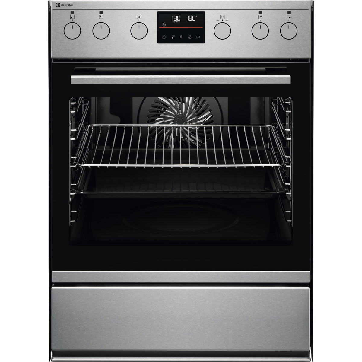 Electrolux EH7L4YCN, Cucina da incasso, Cromo Rivestimento antimpronta, Classe energetica: A+, Modalità di funzionamento