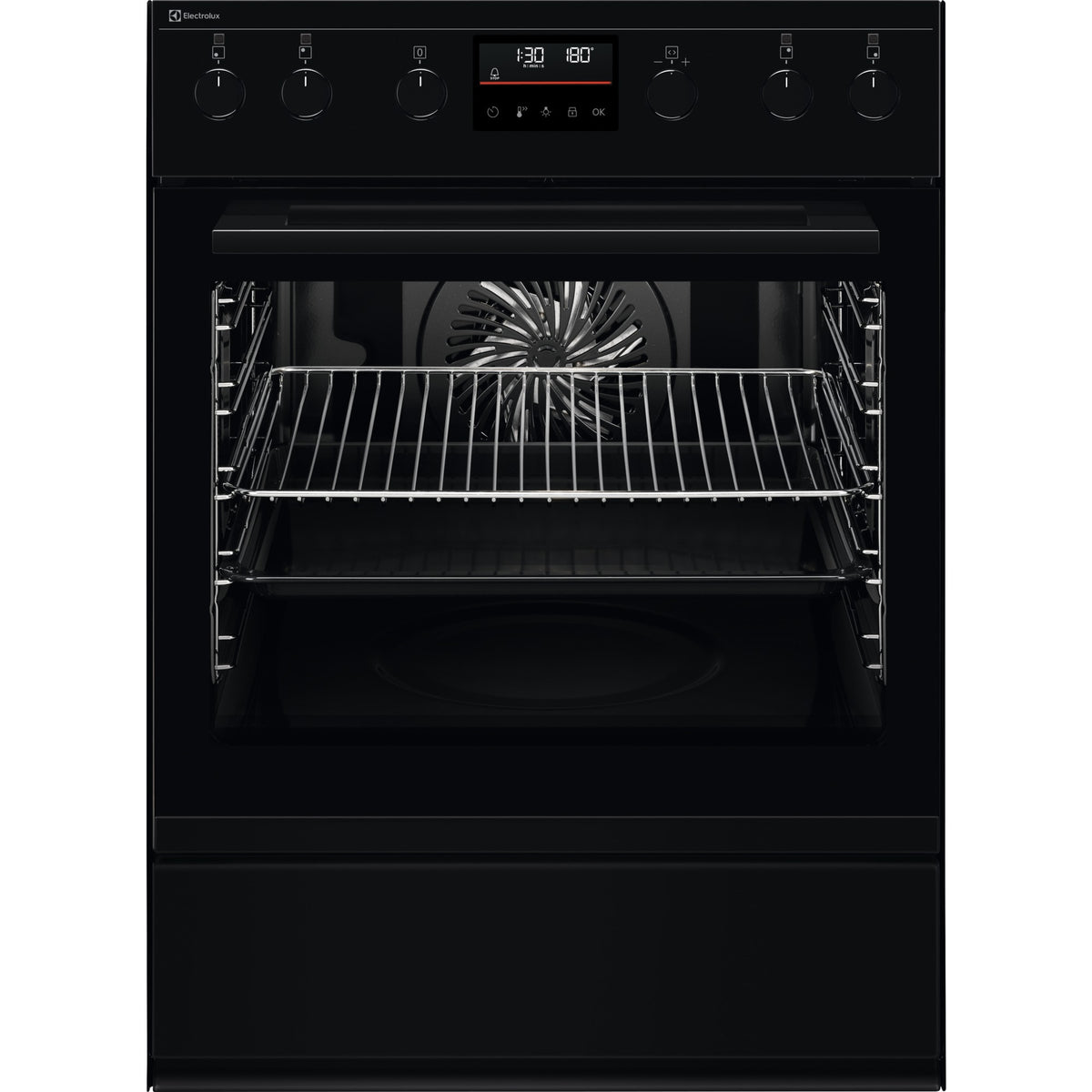 Electrolux EH7L4SW, Cucina da incasso, Nero, Classe energetica: A+, Modalità di funzionamento: Selettori comandi a scomp