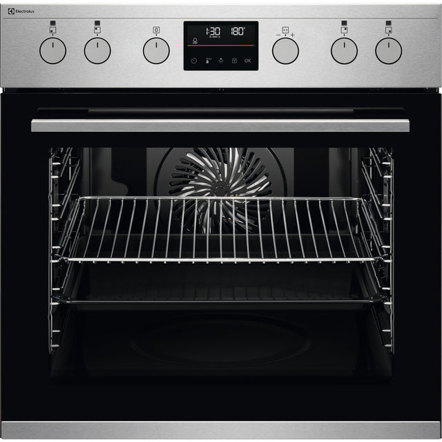 Electrolux EH6L40CN, Cucina da incasso, Cromo Rivestimento antimpronta, Classe energetica: A+, Modalità di funzionamento