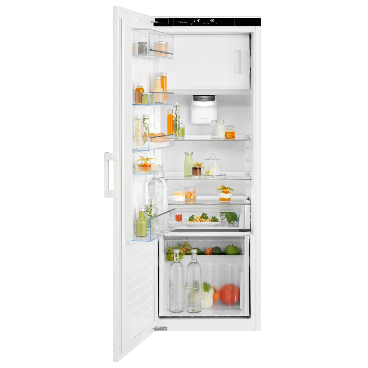 Electrolux EK282SALWE, Frigorifero, incasso, a sinistra, intercambiabile, Bianco, Classe energetica: E Capacità utile to