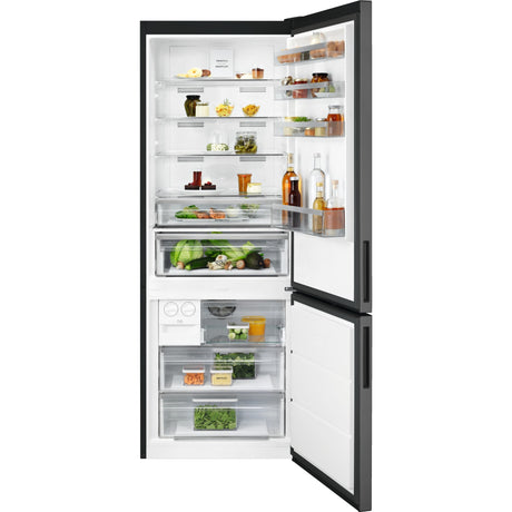 Electrolux SB481NMS, Combinazione frigorifero/congelatore, a posa libera, a destra, intercambiabile, Nero, Classe energe