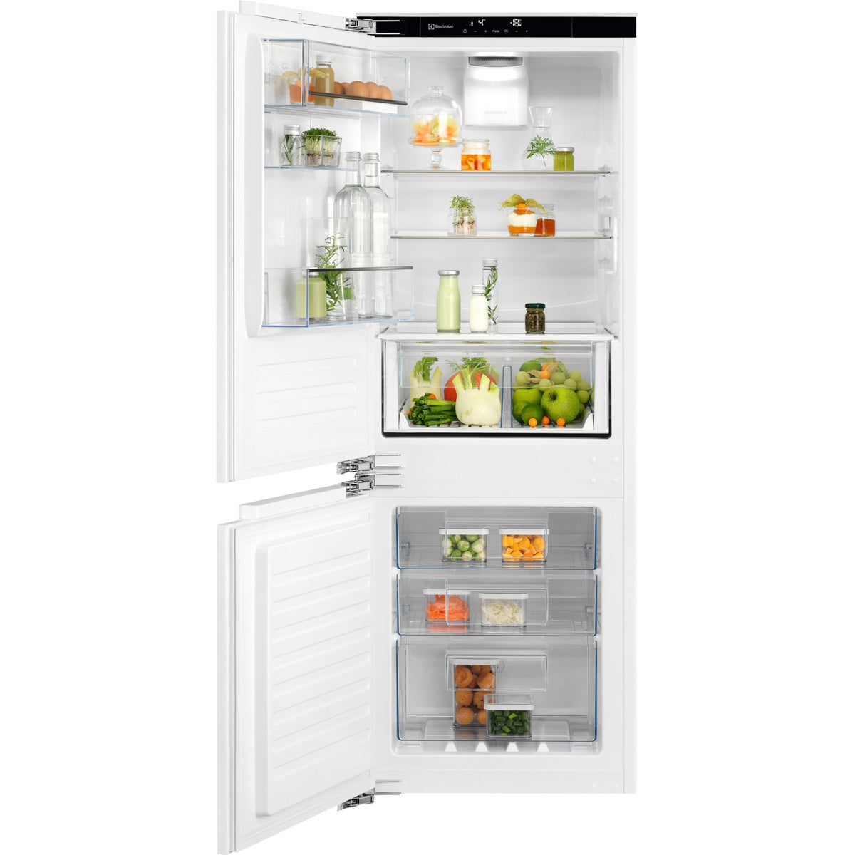 Electrolux IK275BNL, Combinazione frigorifero/congelatore, incasso, a sinistra, intercambiabile, Bianco, Classe energeti