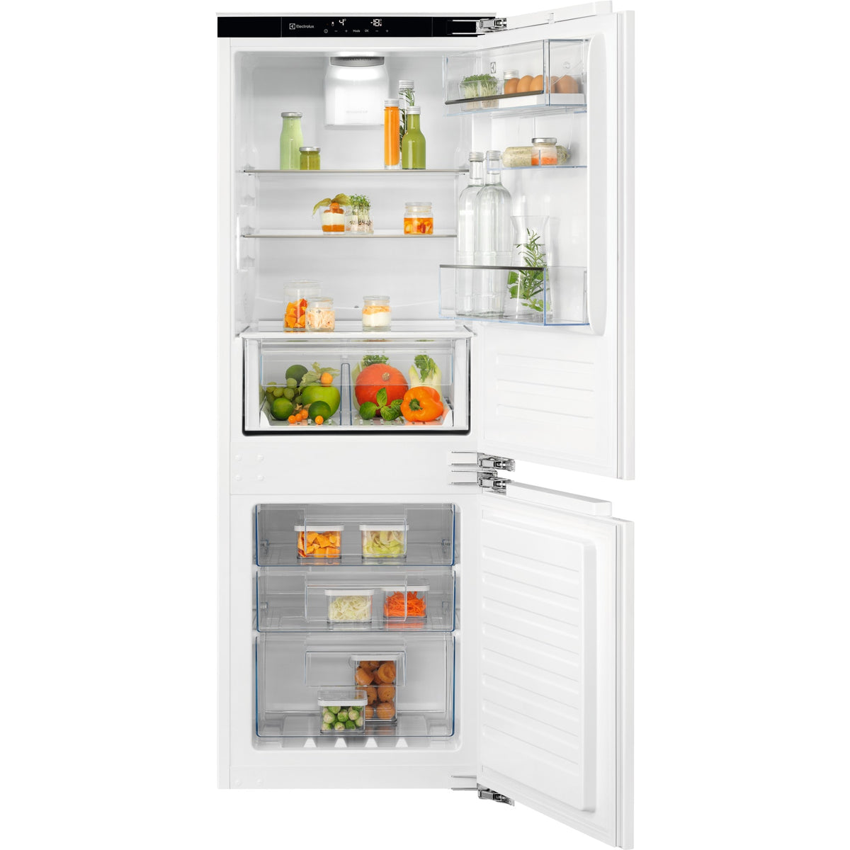 Electrolux IK275BNR, Combinazione frigorifero/congelatore, incasso, a destra, intercambiabile, Bianco, Classe energetica