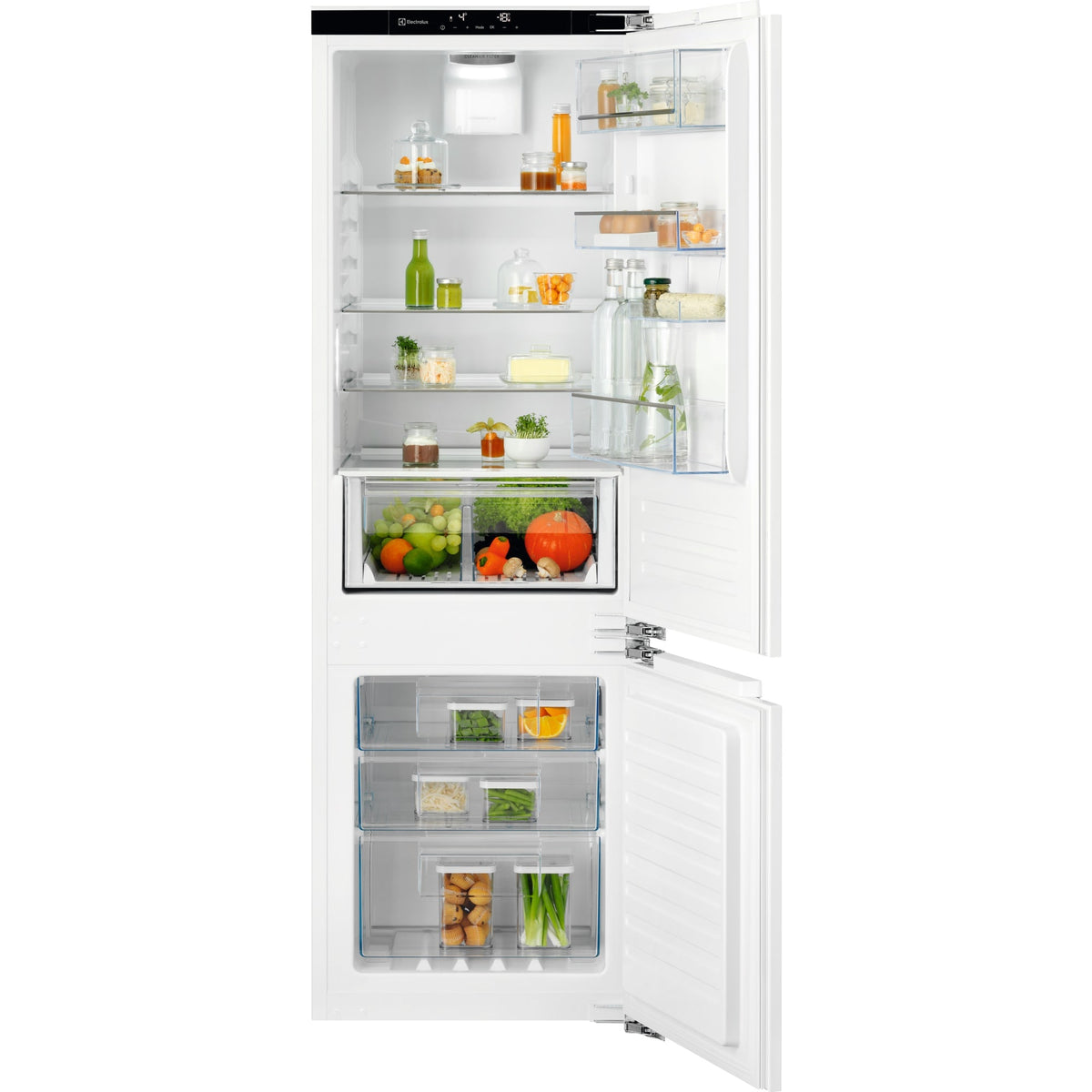 Electrolux IK301BNR, Combinazione frigorifero/congelatore, incasso, a destra, intercambiabile, Bianco, Classe energetica
