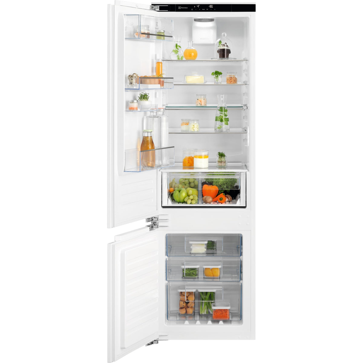 Electrolux IK309BNL, Combinazione frigorifero/congelatore, incasso, a sinistra, intercambiabile, Bianco, Classe energeti