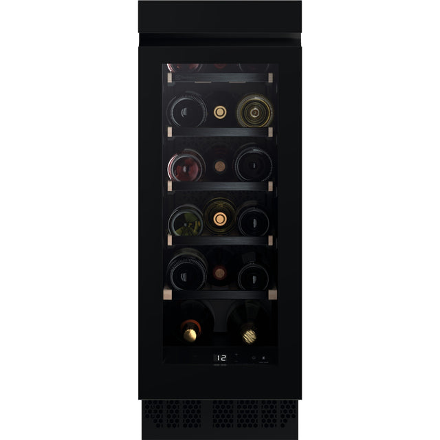 Electrolux WKU30SSP, Frigorifero da vino, incasso, in basso, Nero effetto specchio = vetro, Classe energetica: G, Capaci