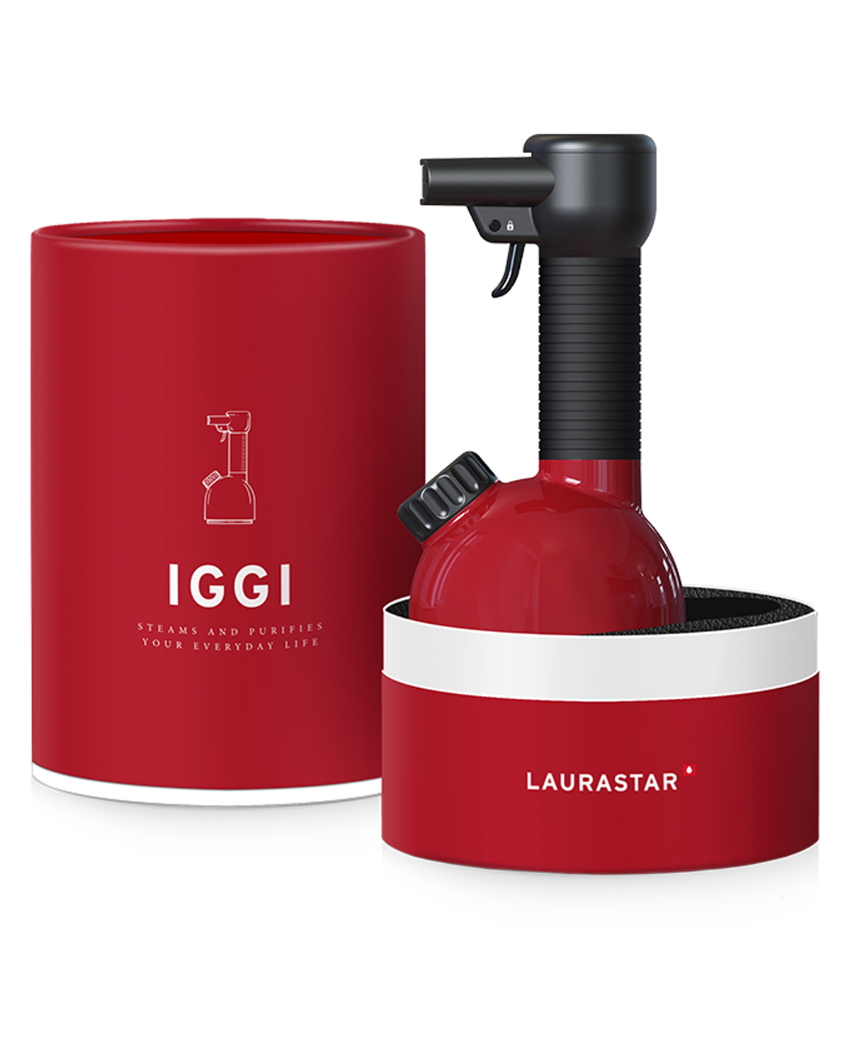 Laurastar Iggi Intense Red Travel Edition